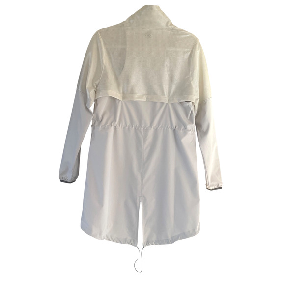 UNDER ARMOUR Storm Zinger Women's Size Medium Ivory Full Zip Golf Long Jacket - Picture 6 of 10